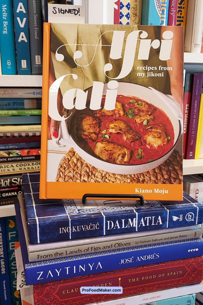 Signed copy of AfriCali at Omnivore Books