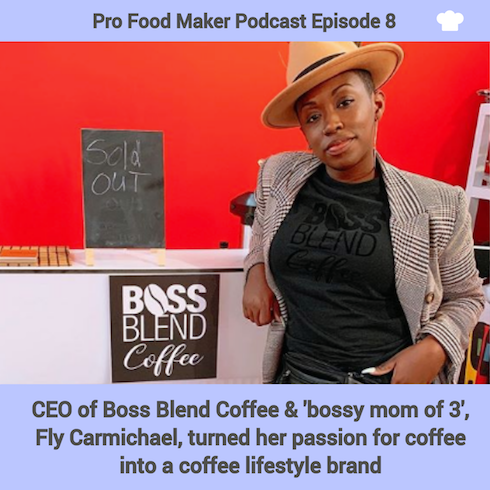 Fly Carmichael, CEO of Boss Blend Coffee sells out of coffee at CultureCon 2019