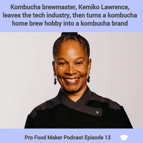 Black owned kombucha brand, Kemboocha, owned by Kemiko Lawrence