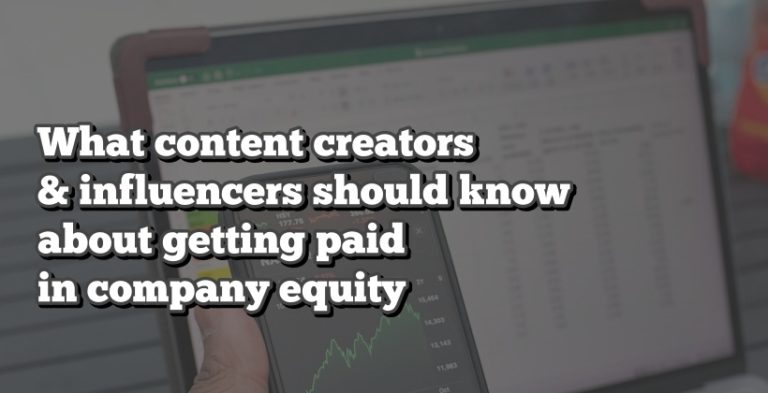 How brands use equity to exploit content creators & influencers