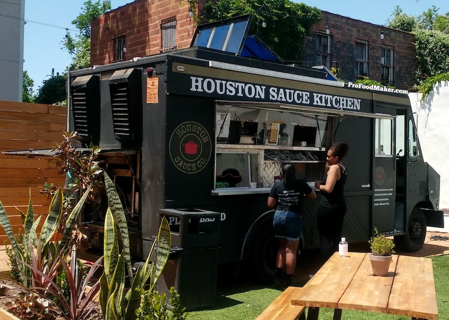 Food truck startup costs. Houston Sauce Co food truck serves vegan comfort food in Houston, TX.