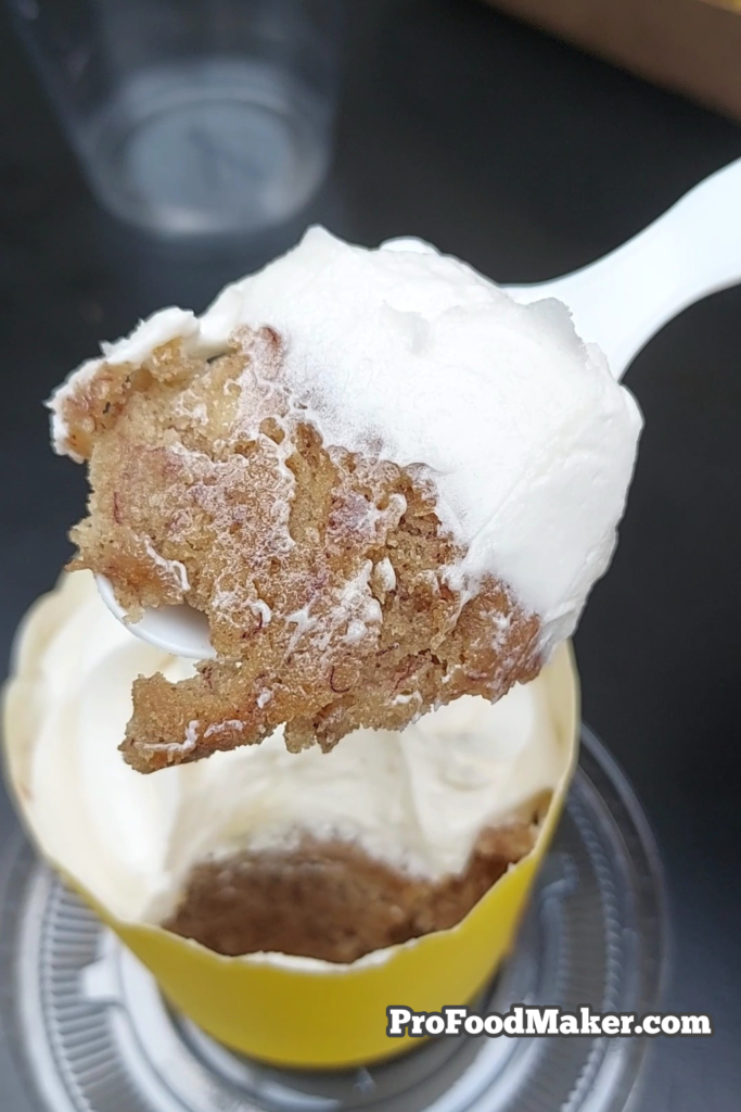 food festival houston cupcake. Vegan banana pudding cupcake from Lucy Pearls.