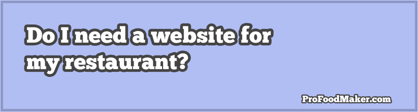 Why you need a website