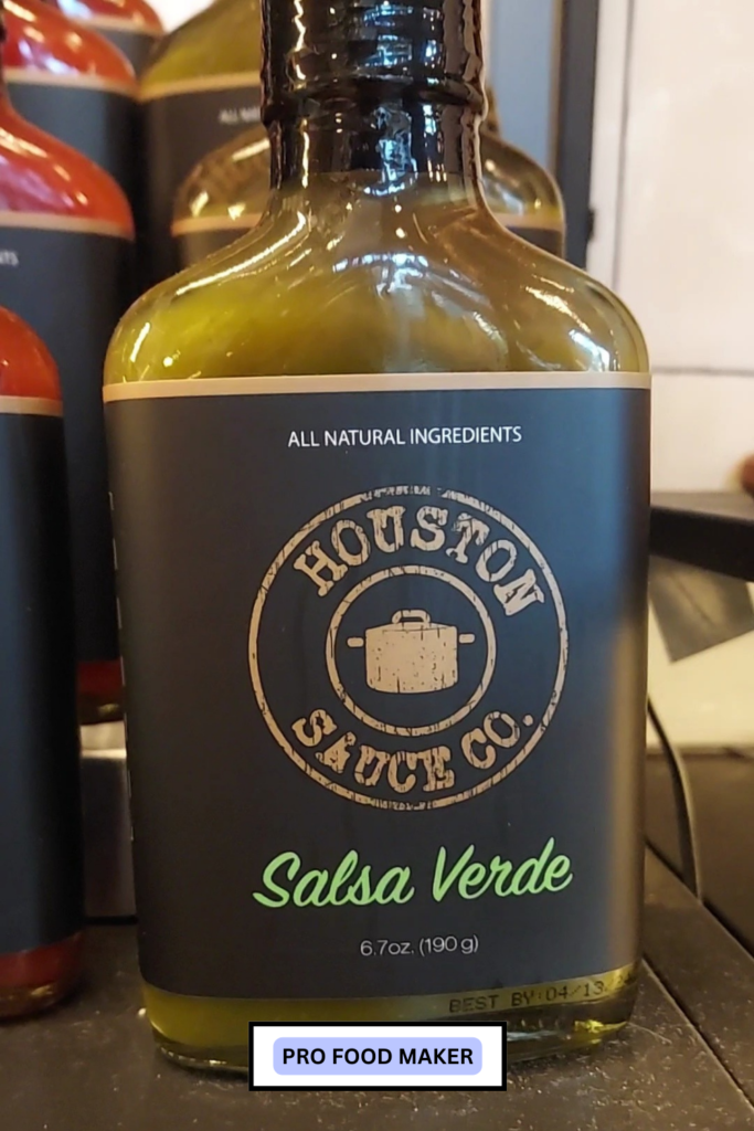 houston sauce co green salsa verde