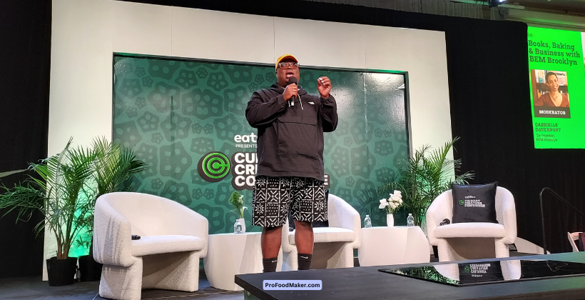 KJ Kearney, Founder of Black Food Fridays, hosting Culinary Creatives Conference