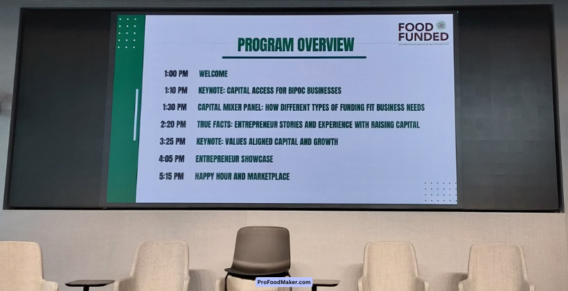 Food Funded East 2024 program overview