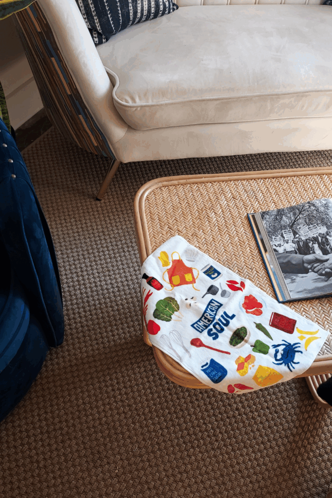 American Soul cookbook kitchen towel