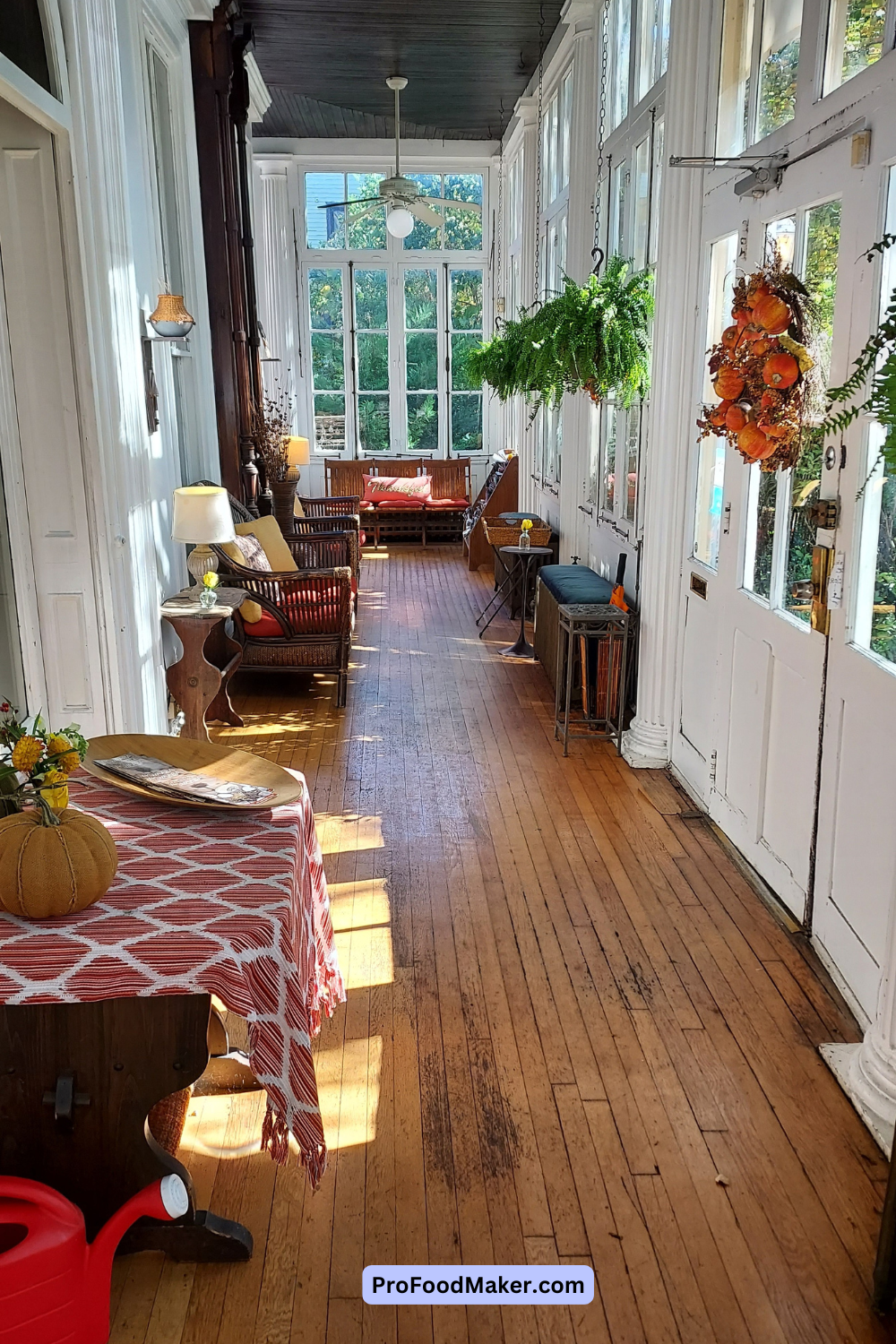 Full shot of the front porch