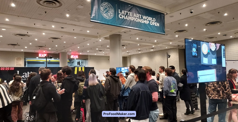 latte art world championship at coffeefest nyc