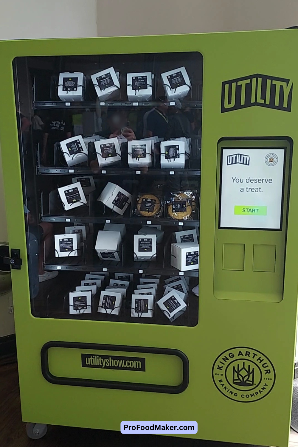 dessert vending machine at UTILITY 2026