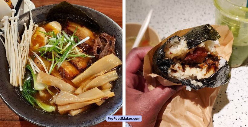 possible animazement 2027 food with ramen and onigiri