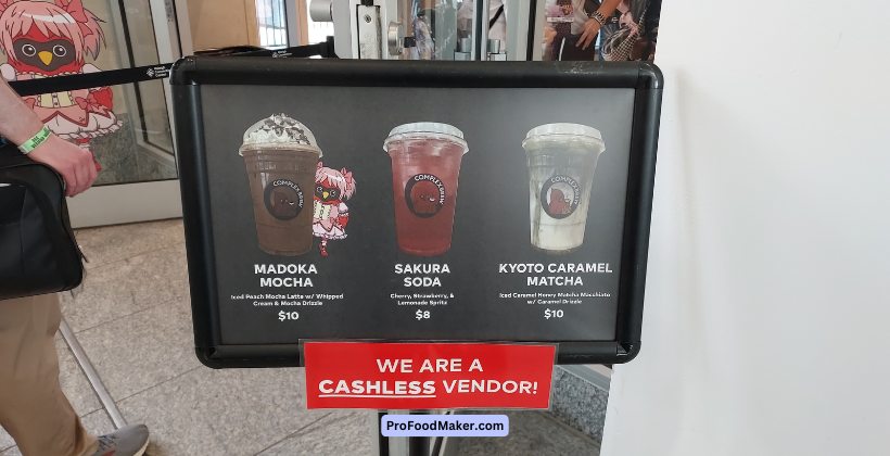 Three iced drinks on the Complex Brew Raleigh menu.