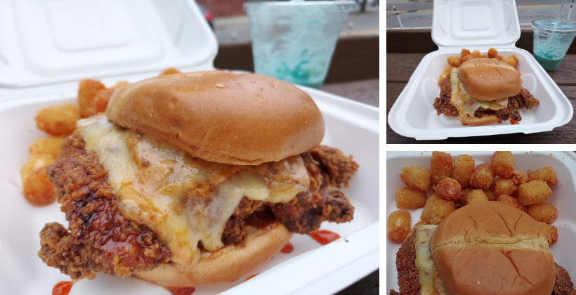 hot honey chicken sandwich raleigh