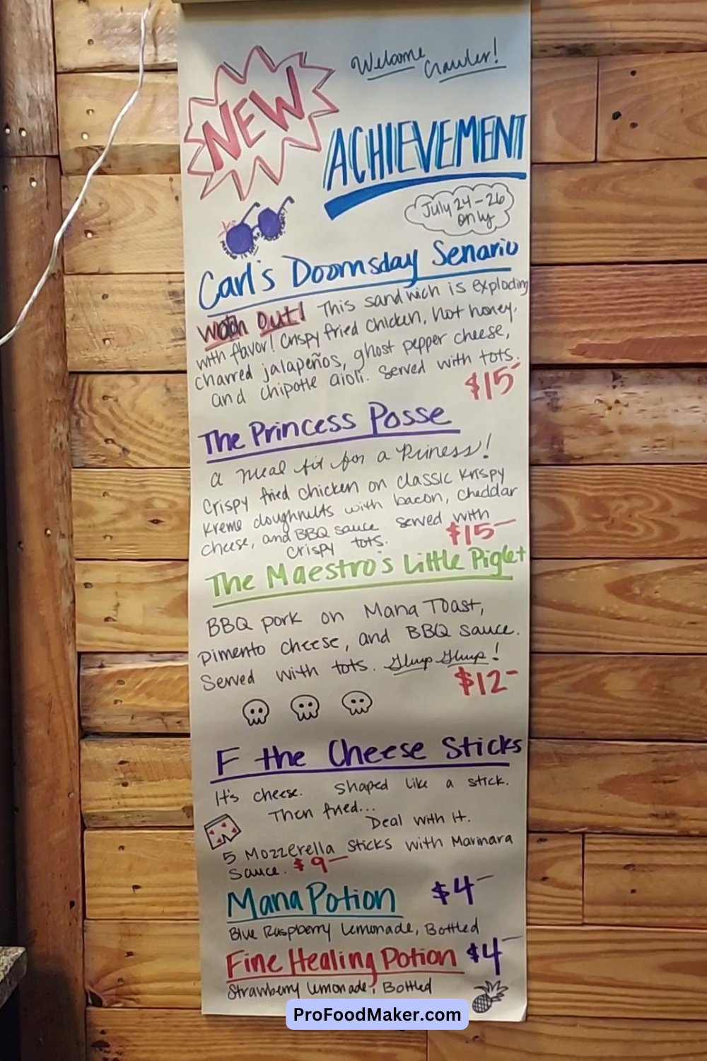 iyla southern kitchen menu for galaxycon