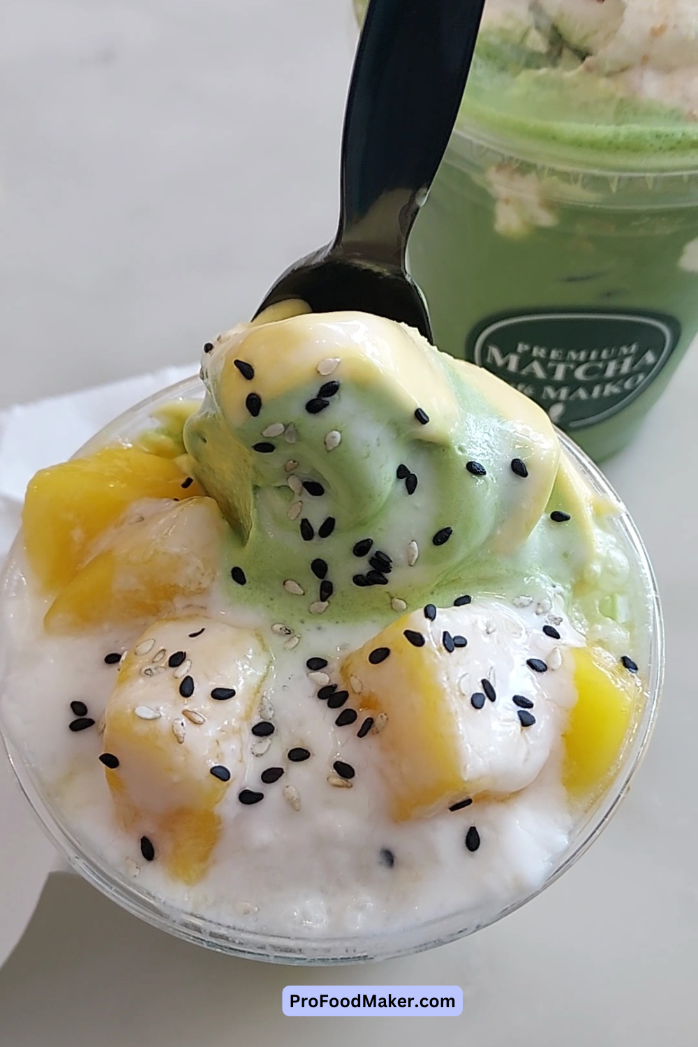 matcha cafe maiko mango sticky rice